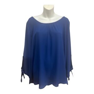Papermoon Royal cobalt  Blue Blouse size XXL